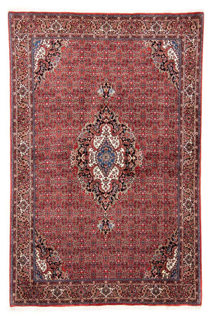 Persisk tæppe - Bijar - 233 x 166 cm - rød