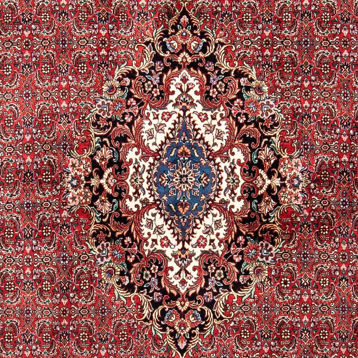 Persisk tæppe - Bijar - 233 x 166 cm - rød