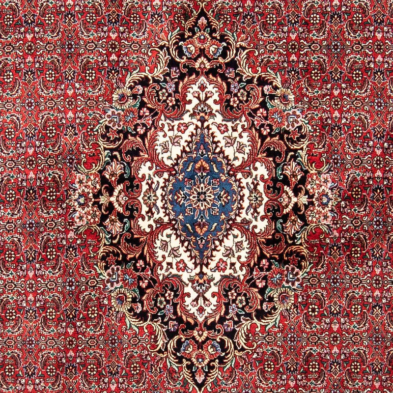 Persisk tæppe - Bijar - 233 x 166 cm - rød