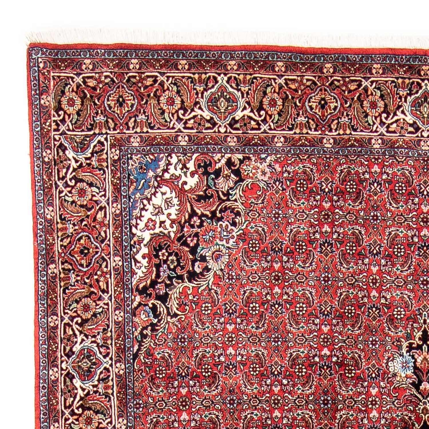 Persisk tæppe - Bijar - 233 x 166 cm - rød