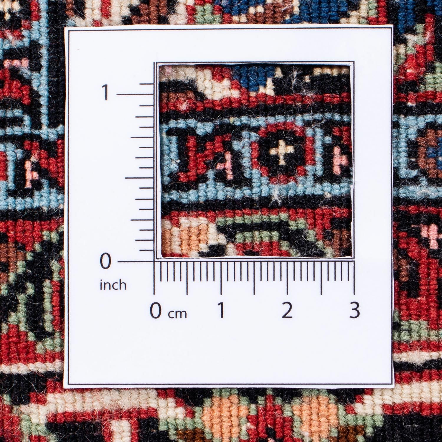 Persisk tæppe - Bijar - 233 x 166 cm - rød