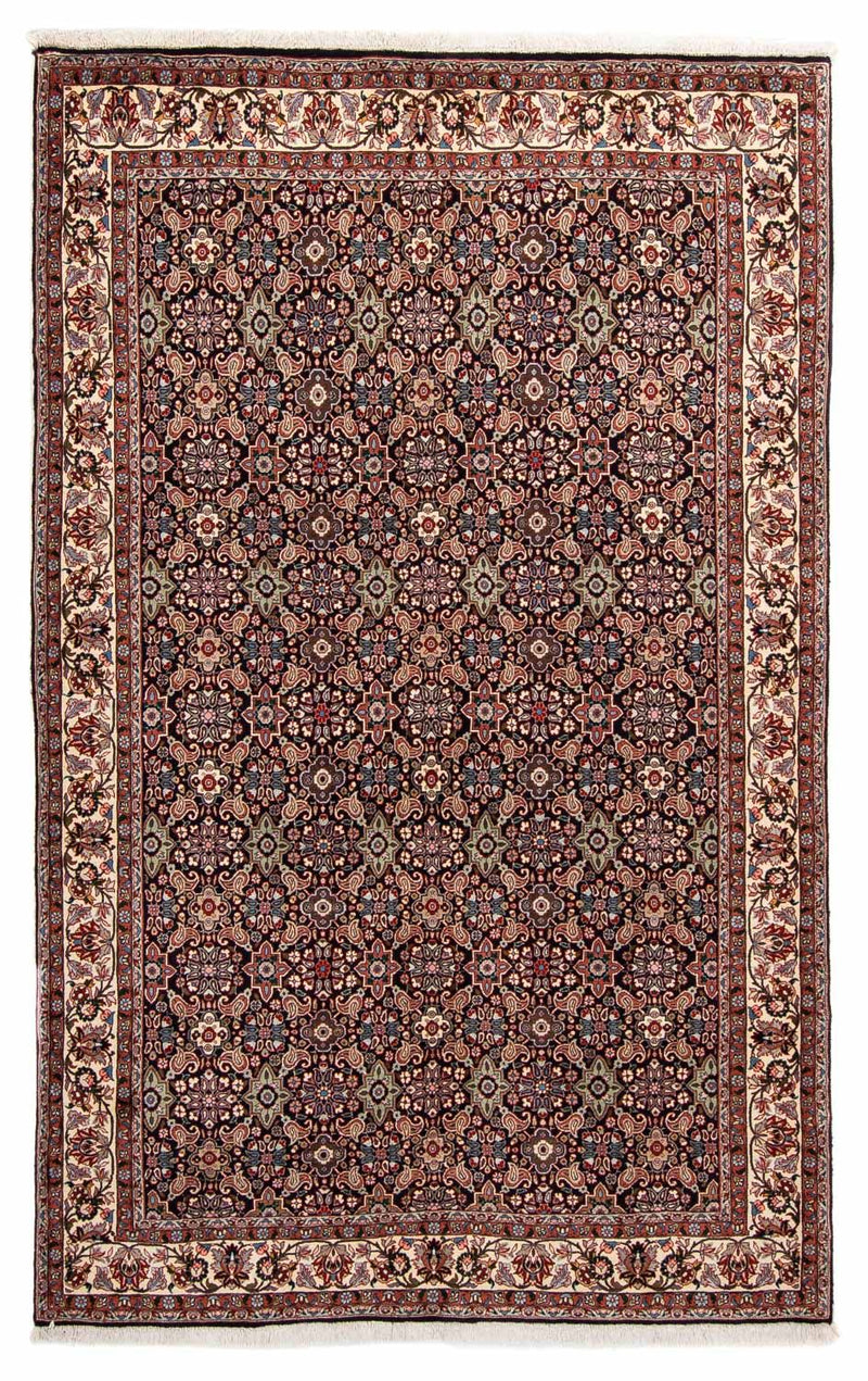 Persisk tæppe - Bijar - 248 x 168 cm - lys brun