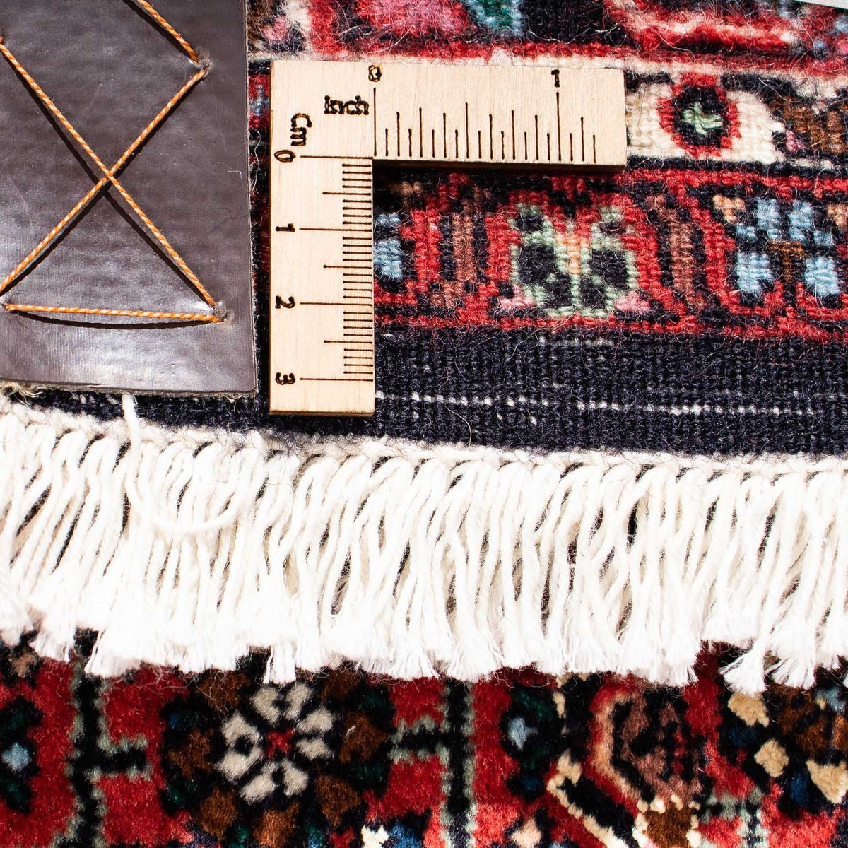 Persisk tæppe - Bijar - 234 x 168 cm - lysrød