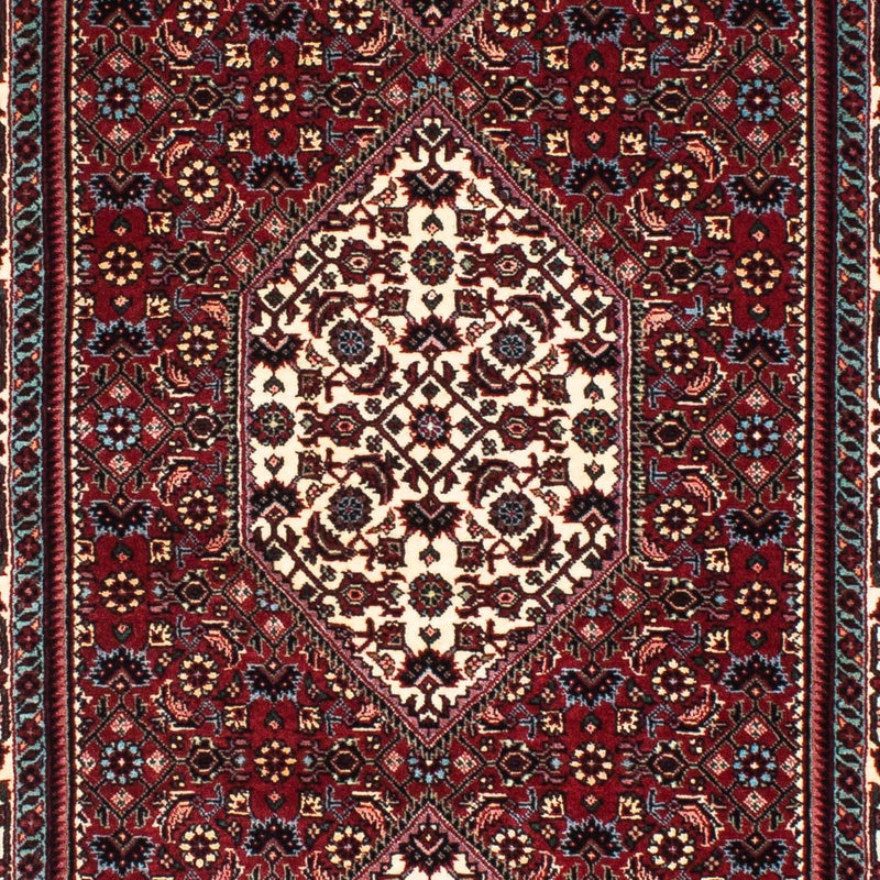 Løber Persisk tæppe - Bijar - 210 x 73 cm - mørkerød