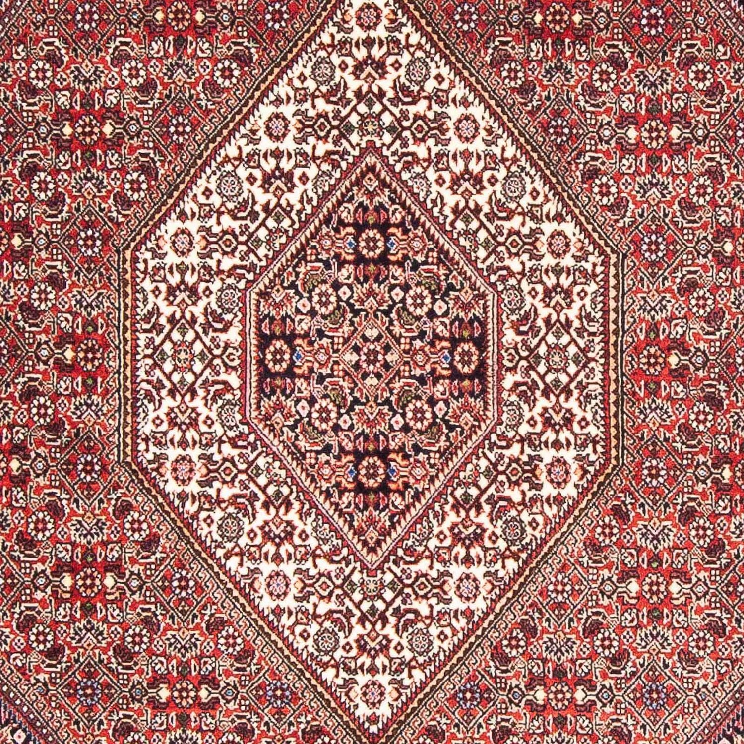Persisk tæppe - Bijar - 176 x 110 cm - lysrød