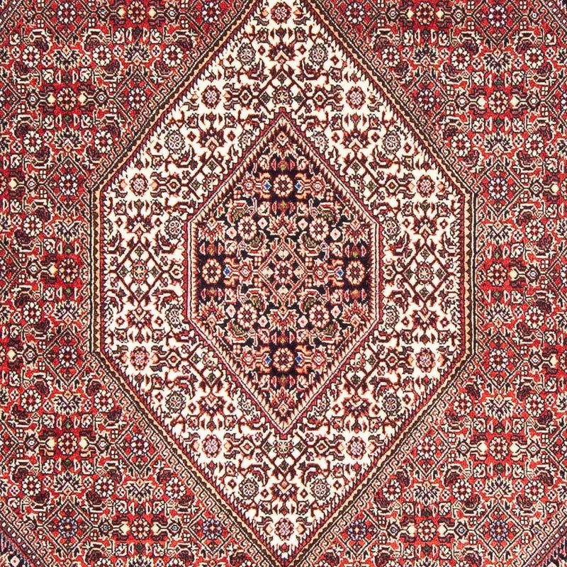 Persisk tæppe - Bijar - 176 x 110 cm - lysrød