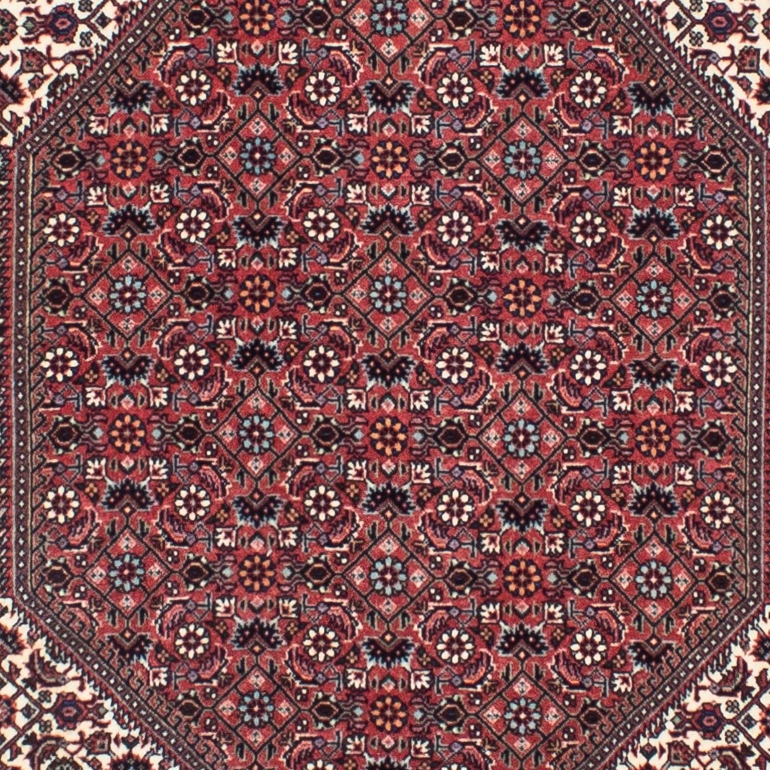 Løber Persisk tæppe - Bijar - 317 x 88 cm - lysrød