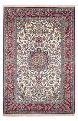 Persisk tæppe - Isfahan - Premium - 238 x 161 cm - beige