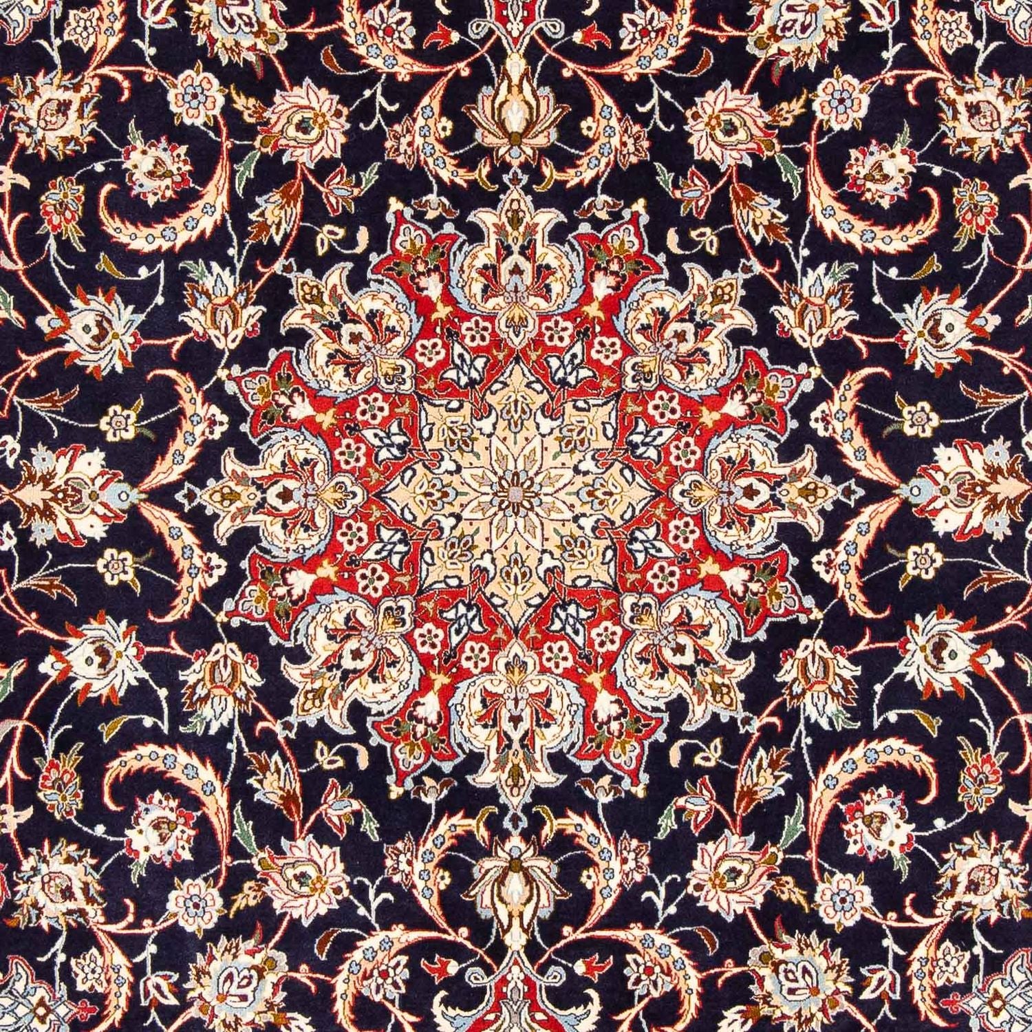 Persisk tæppe - Isfahan - Premium - 306 x 202 cm - rød