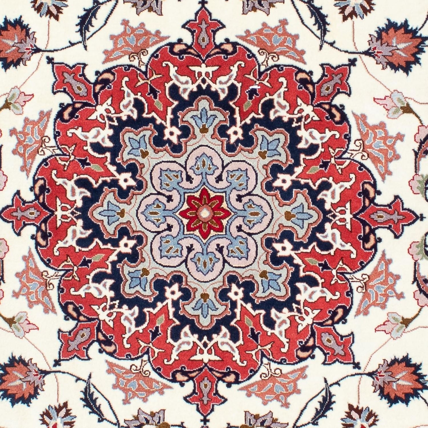Persisk tæppe - Tabriz - Royal - 203 x 156 cm - beige