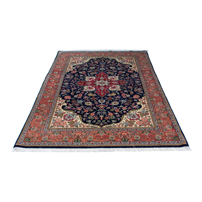 Persisk tæppe - Ghom - 215 x 139 cm - mørkeblå