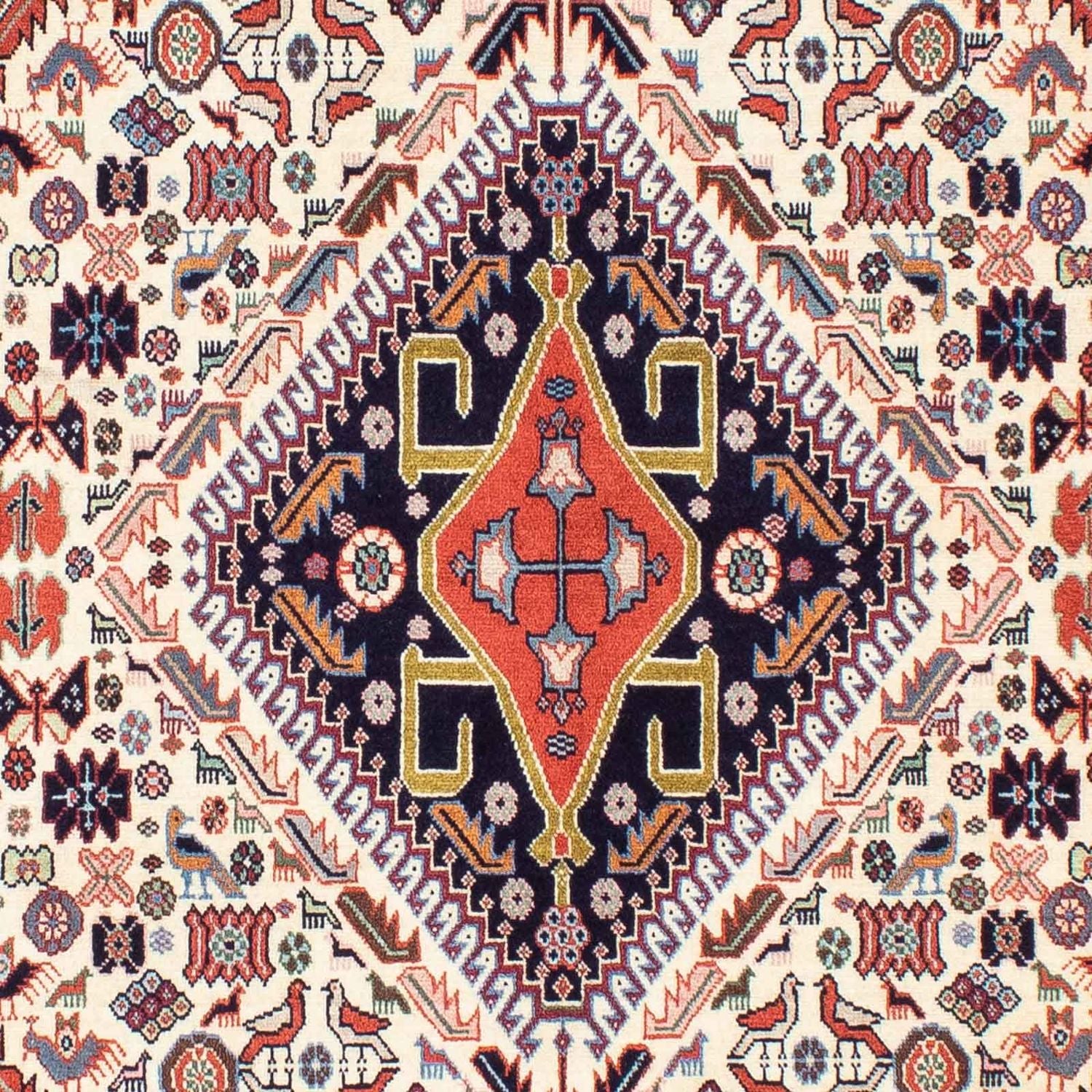 Gabbeh-tæppe - Kashkuli Persisk - 210 x 139 cm - beige