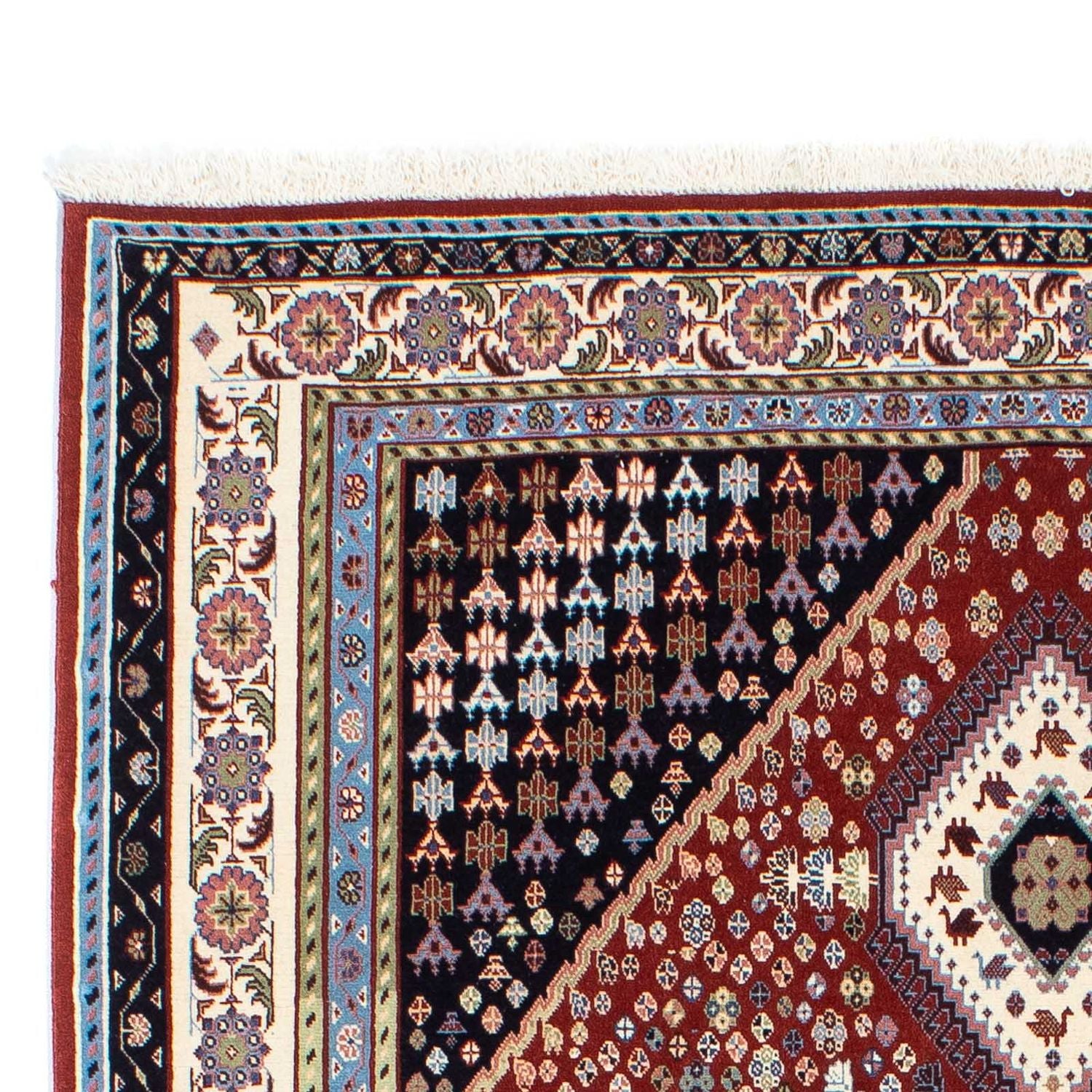 Gabbeh-tæppe - Kashkuli Persisk - 225 x 139 cm - mørkerød