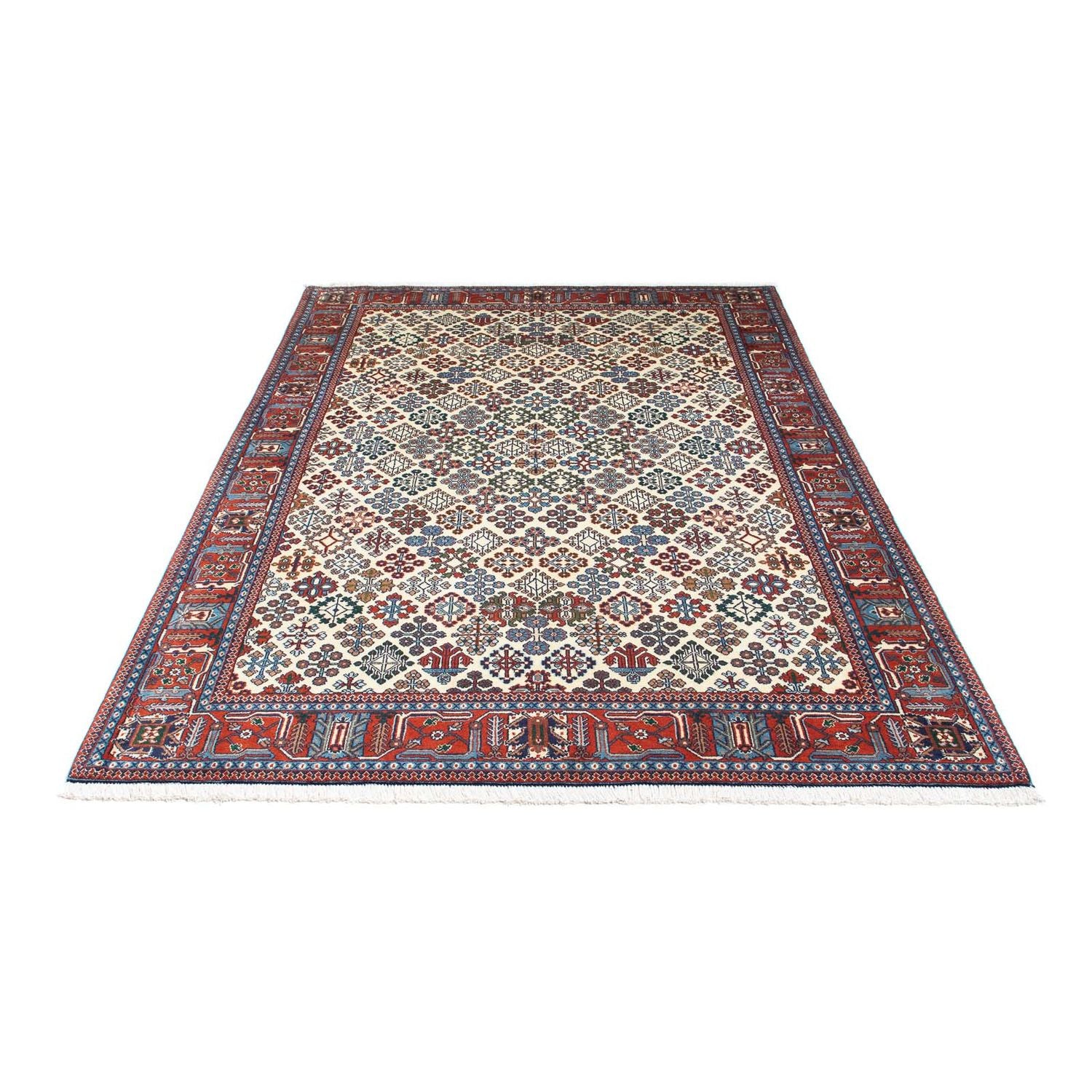 Gabbeh-tæppe - Kashkuli Persisk - 241 x 159 cm - beige