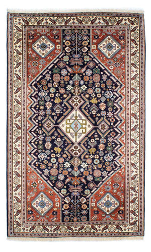 Gabbeh-tæppe - Kashkuli Persisk - 250 x 152 cm - mørkeblå