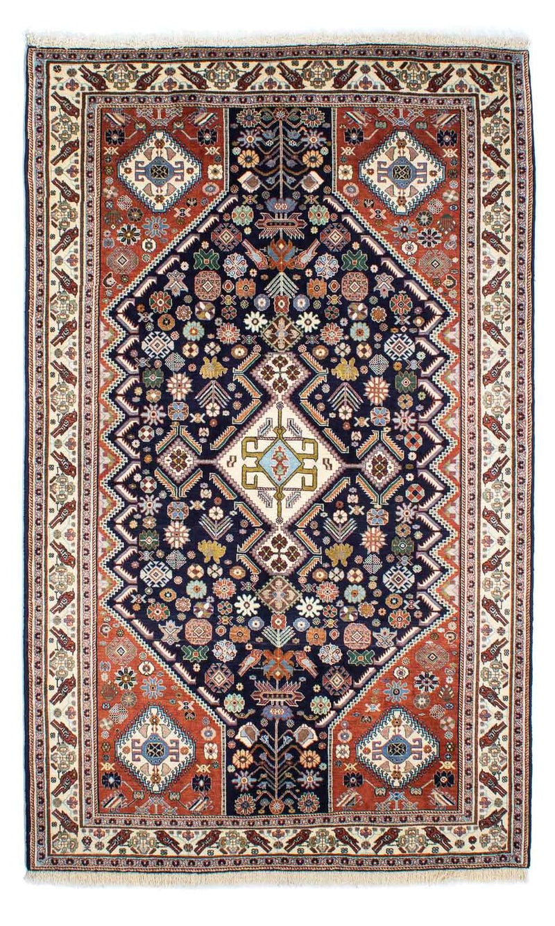 Gabbeh-tæppe - Kashkuli Persisk - 250 x 152 cm - mørkeblå