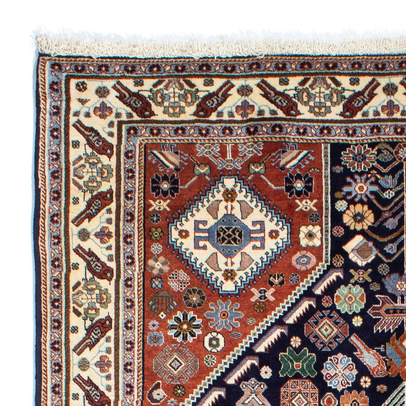 Gabbeh-tæppe - Kashkuli Persisk - 250 x 152 cm - mørkeblå