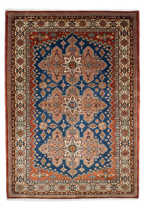 Gabbeh-tæppe - Kashkuli Persisk - 242 x 173 cm - mørkerød