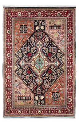 Gabbeh-tæppe - Kashkuli Persisk - 213 x 141 cm - mørkeblå