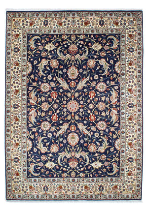 Gabbeh-tæppe - Kashkuli Persisk - 248 x 177 cm - mørkeblå