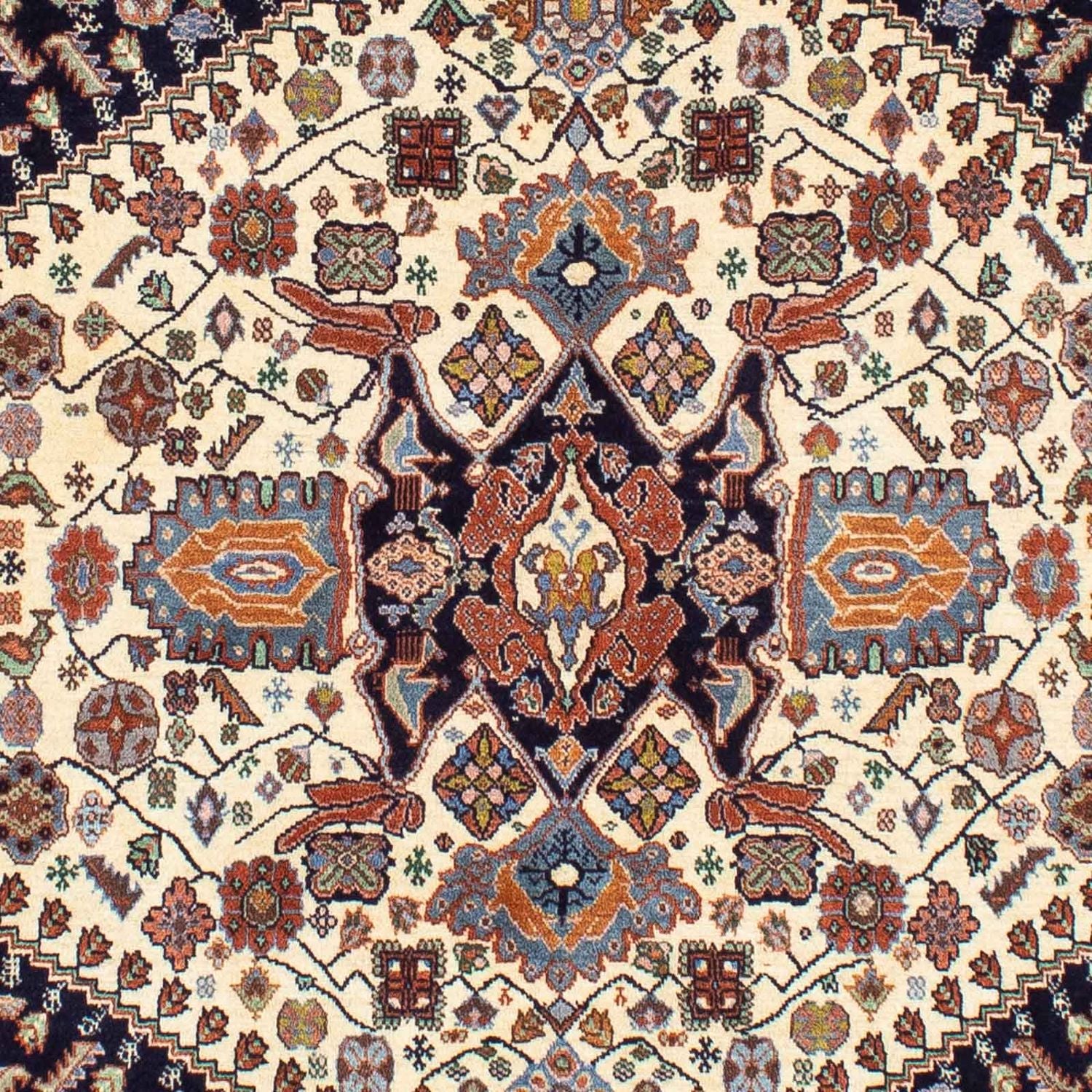Gabbeh-tæppe - Kashkuli Persisk - 180 x 140 cm - mørkeblå