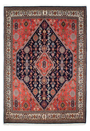 Gabbeh-tæppe - Kashkuli Persisk - 245 x 172 cm - mørkeblå