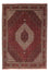 Persisk tæppe - Bijar - 251 x 176 cm - mørkerød