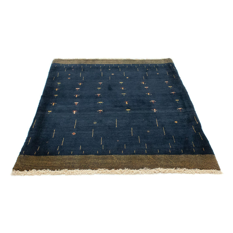 Gabbeh Tæppe - Loribaft Persisk - 160 x 116 cm - mørkeblå