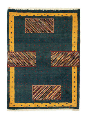 Gabbeh Tæppe - Loribaft Persisk - 143 x 102 cm - grøn