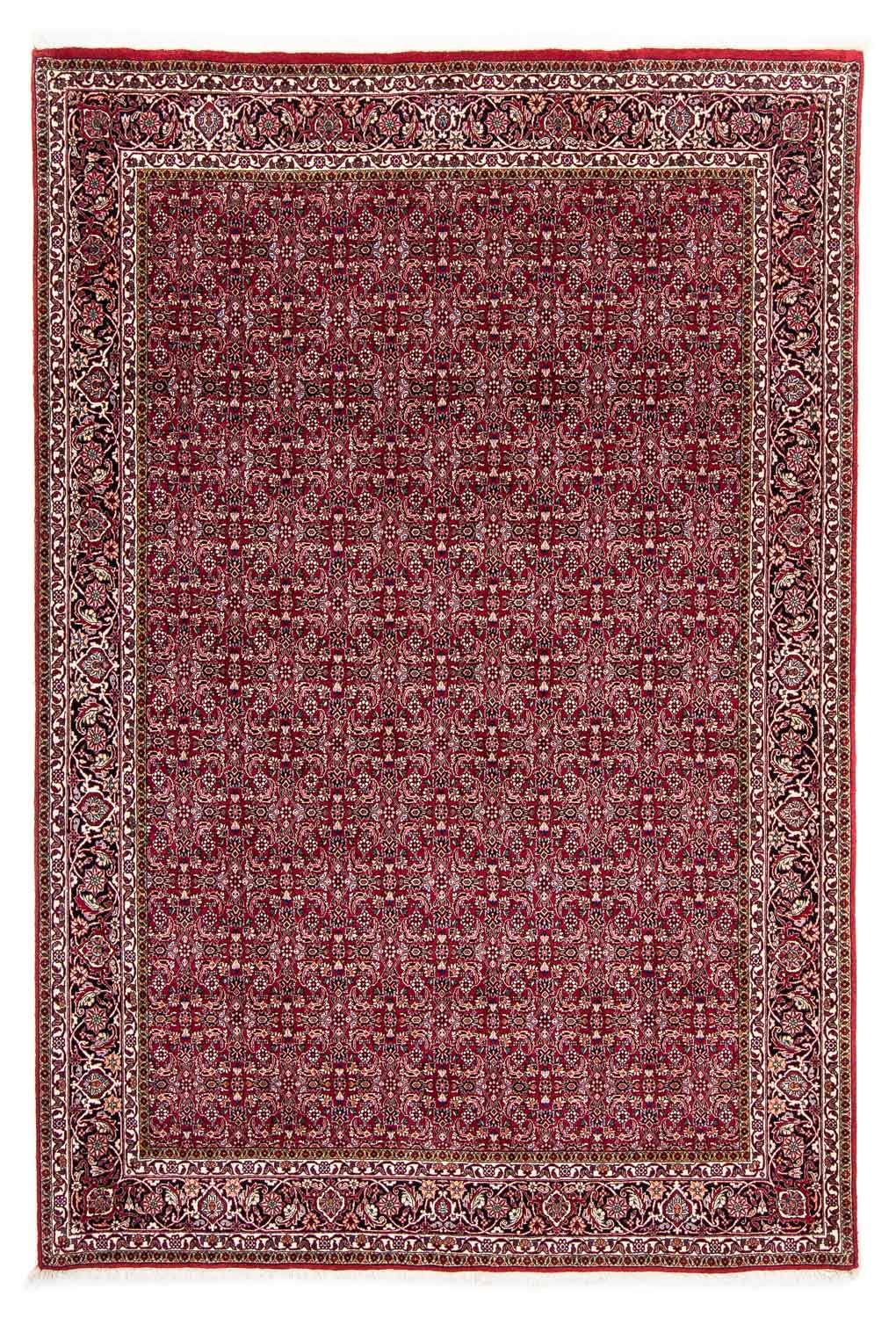 Persisk tæppe - Bijar - 245 x 174 cm - rød