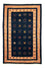 Gabbeh Tæppe - Loribaft Persisk - 202 x 134 cm - mørkeblå