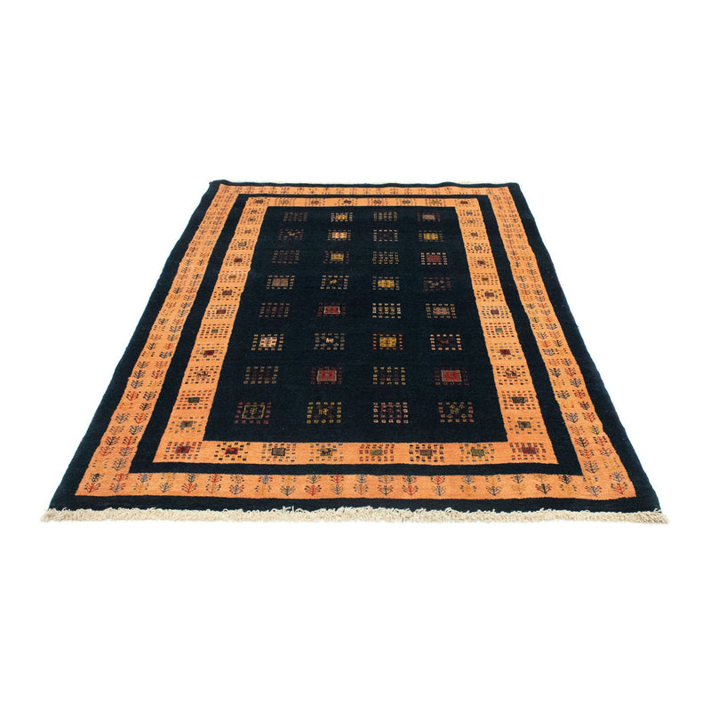 Gabbeh Tæppe - Loribaft Persisk - 202 x 134 cm - mørkeblå