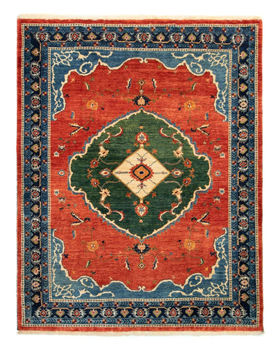 Loribaft Tæppe 152x190cm - Perserteppich Wollteppich