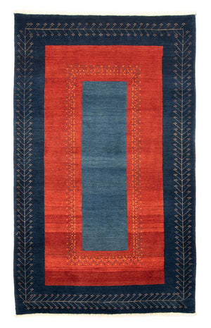 Gabbeh Tæppe - Loribaft Persisk - 205 x 128 cm - rød