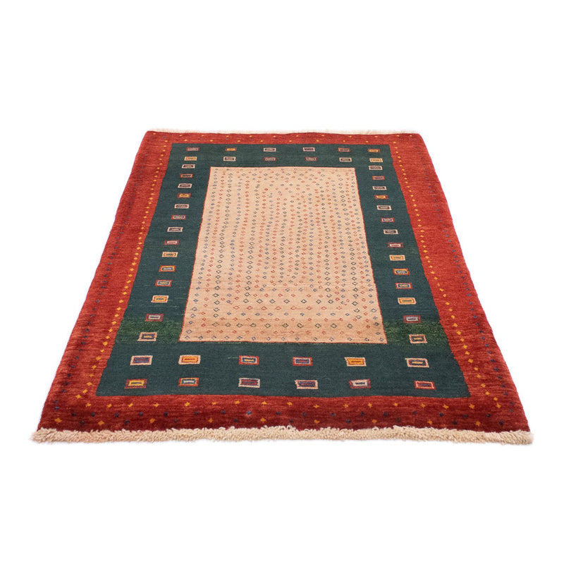 Gabbeh Tæppe - Loribaft Persisk - 153 x 103 cm - guld
