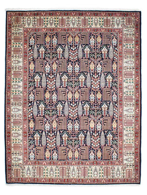 Persisk tæppe - Classic - 230 x 177 cm - mørkeblå