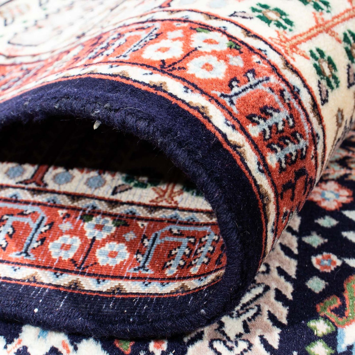 Persisk tæppe - Classic - 230 x 177 cm - mørkeblå