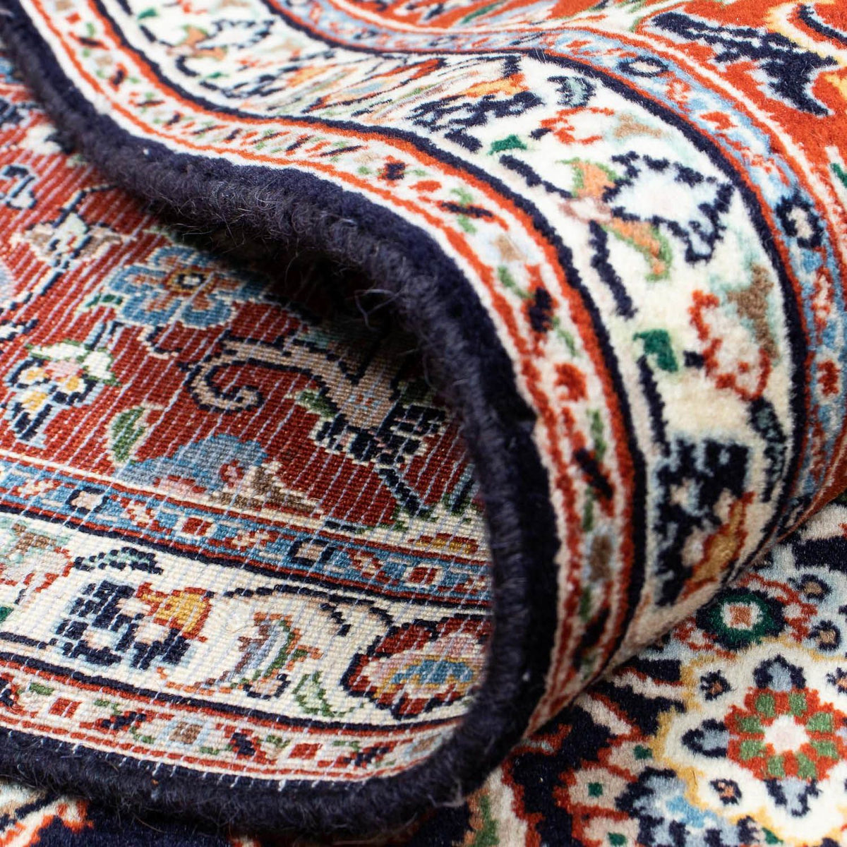 Persisk tæppe - Classic - 234 x 176 cm - mørkeblå