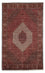 Persisk tæppe - Bijar - 317 x 201 cm - mørkerød