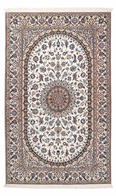 Persisk tæppe - Nain - Premium - 204 x 129 cm - beige