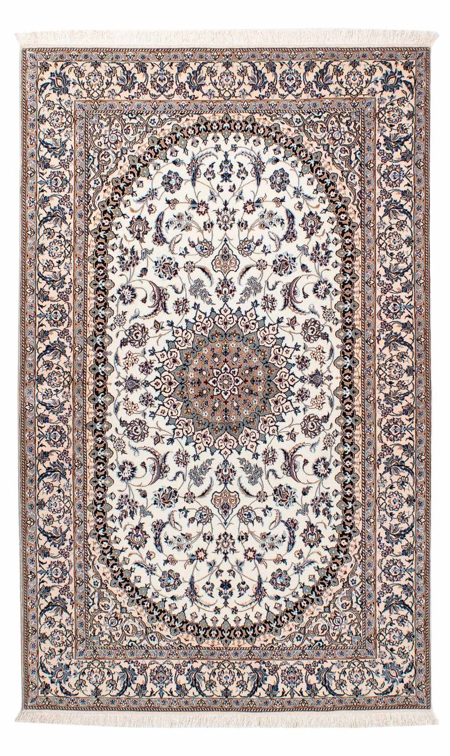 Persisk tæppe - Nain - Premium - 204 x 129 cm - beige