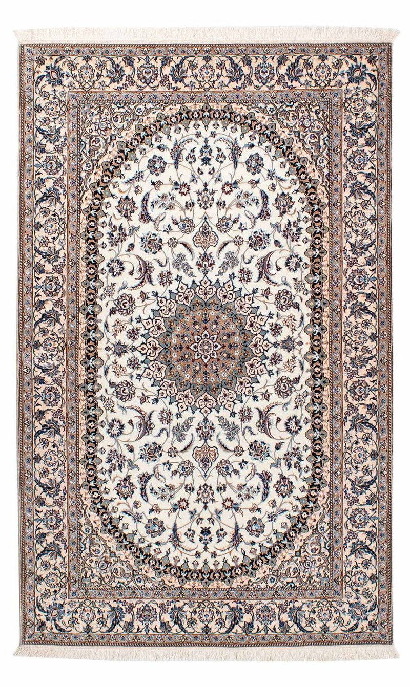 Persisk tæppe - Nain - Premium - 204 x 129 cm - beige