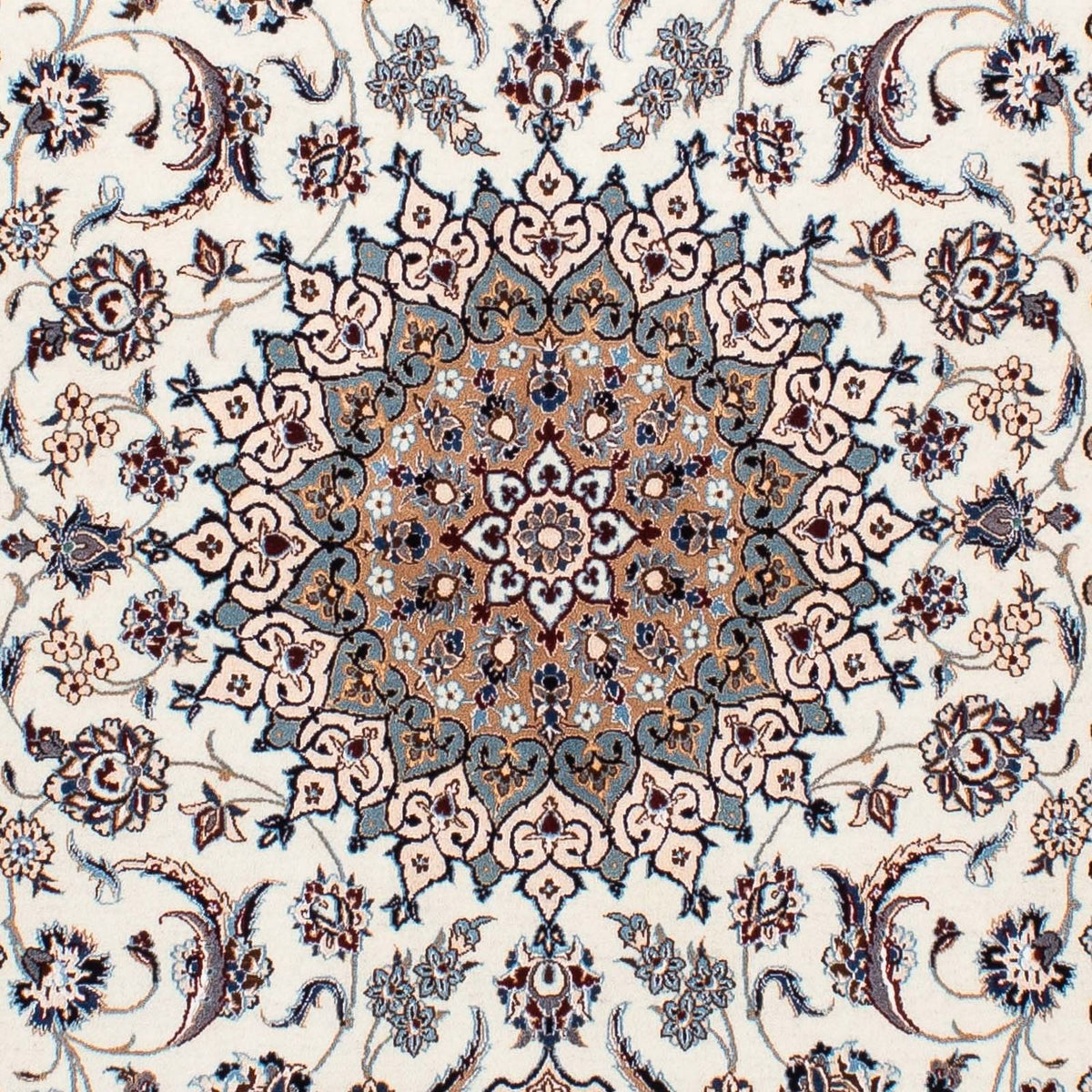 Persisk tæppe - Nain - Premium - 204 x 129 cm - beige