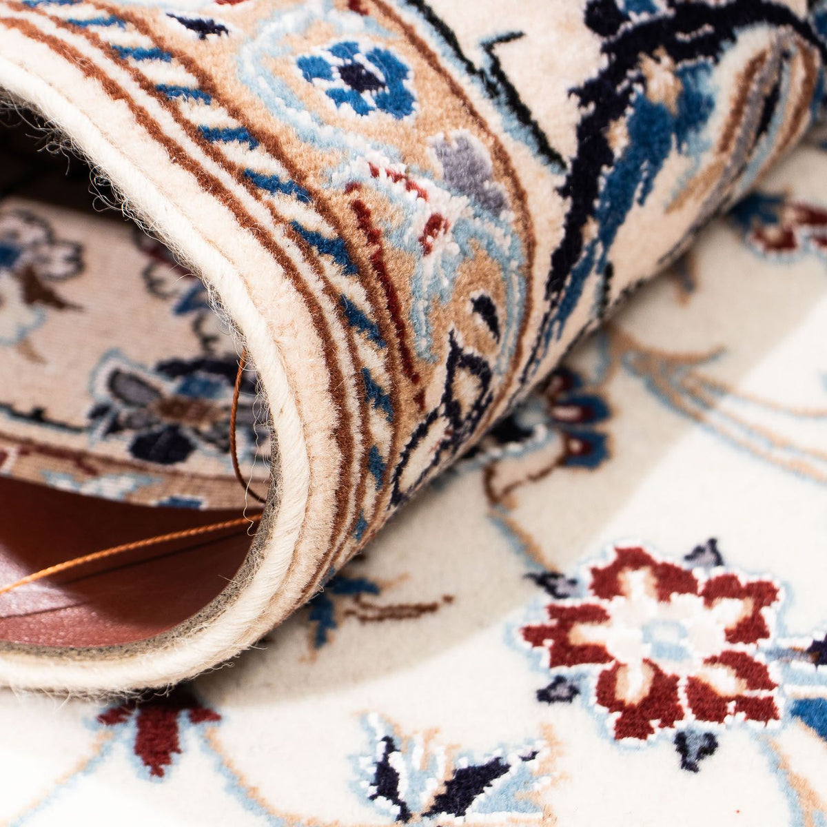 Persisk tæppe - Nain - Premium - 204 x 129 cm - beige