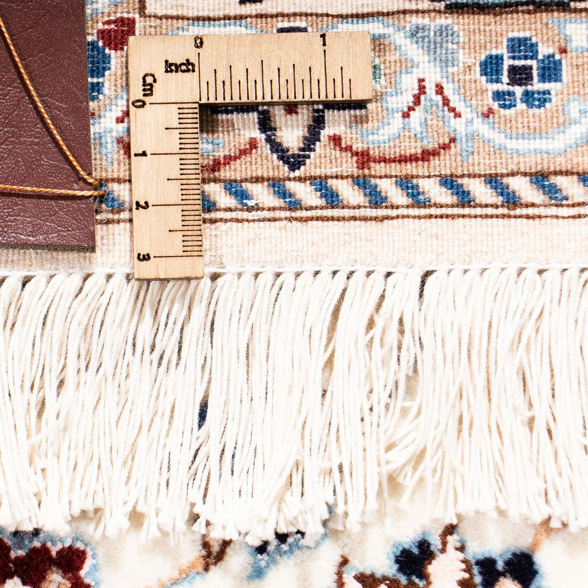 Persisk tæppe - Nain - Premium - 204 x 129 cm - beige