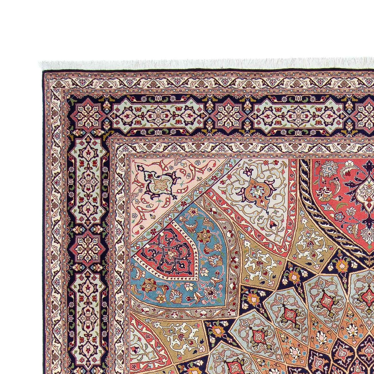 Tabriz - 50 Raj Tæppe 257x307cm - Persisk tæppe