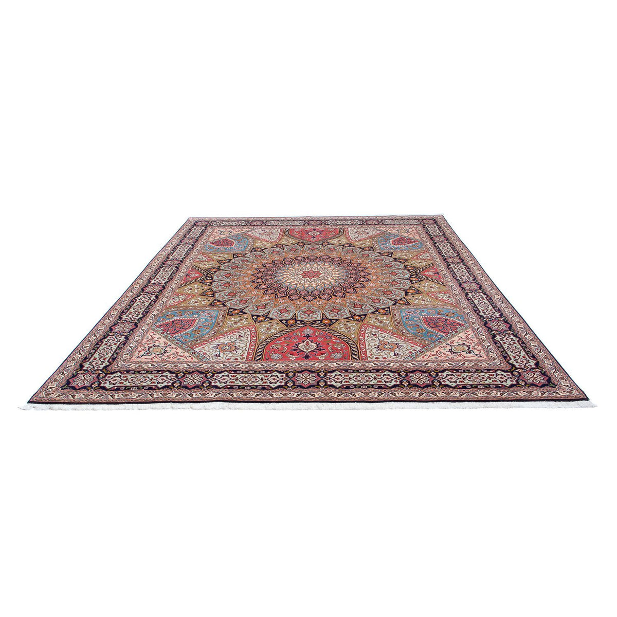 Persisk tæppe - Tabriz - Royal - 307 x 257 cm - flerfarvet