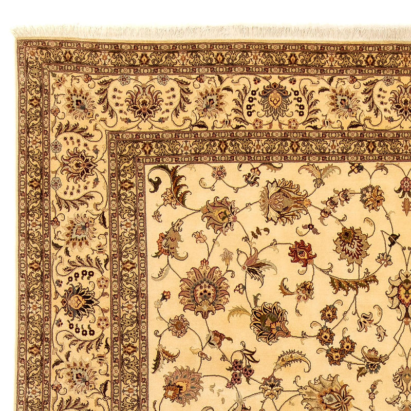 Persisk tæppe - Tabriz - Royal - 364 x 252 cm - beige