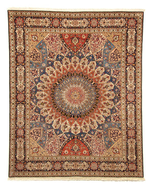 Persisk tæppe - Tabriz - Royal - 250 x 207 cm - lys brun