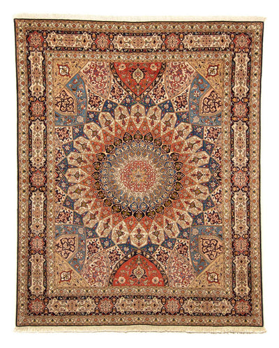 Tabriz - 50 Raj Tæppe 207x250cm - Persisk tæppe